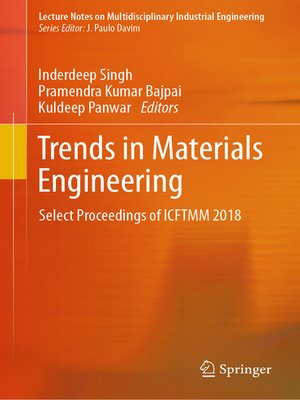 cover image of Trends in Materials Engineering